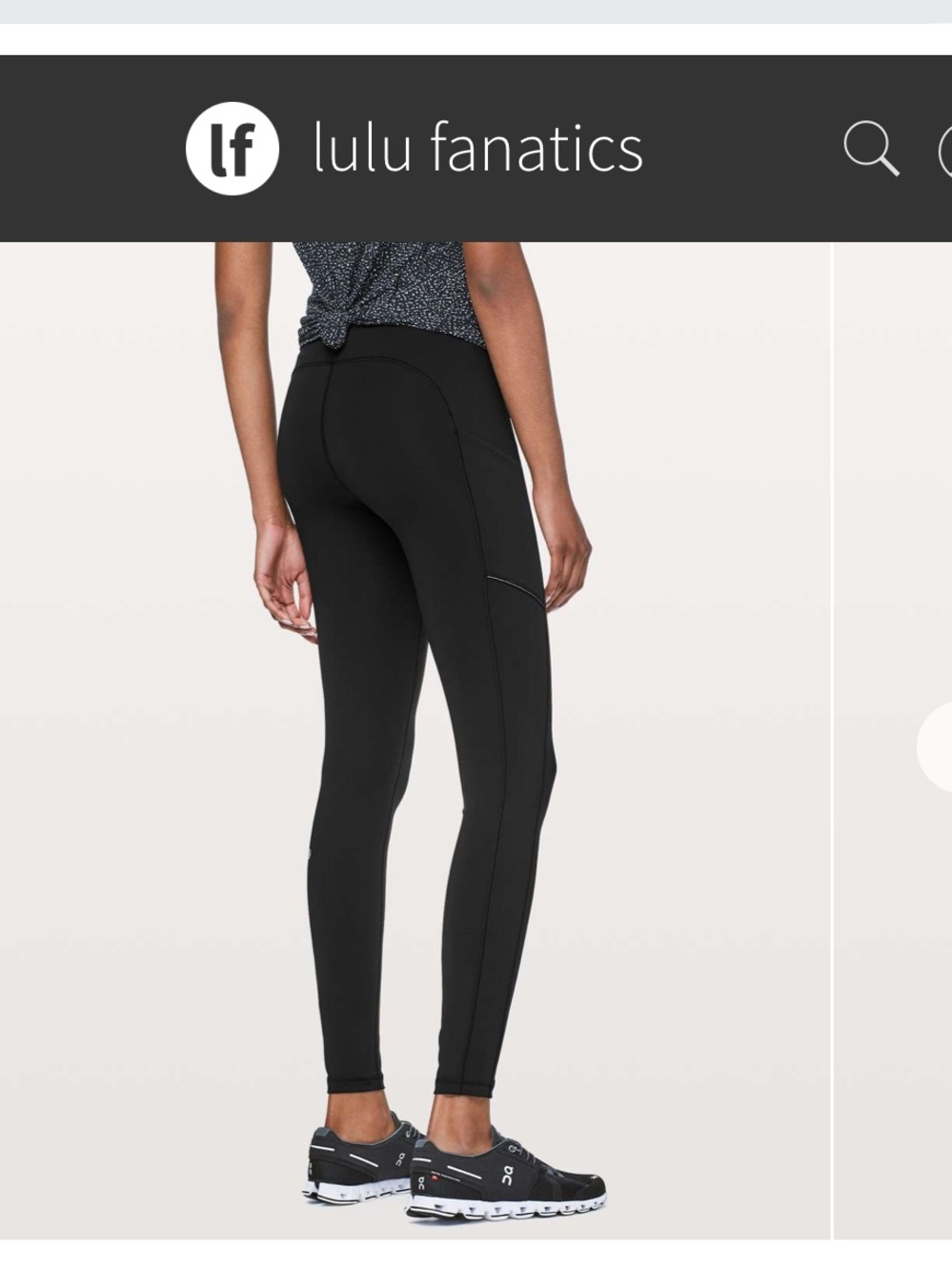 Lululemon Speed Up Tight 28" Full-On Luxtreme w Pockets sz 4 Black Length 4064